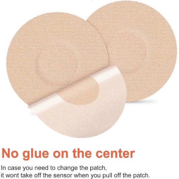15-pack Libre Sensor Skydd Vattentäta Freestyle Libre Sensor Plåster - Flexibla CGM Plåster Utan Lim i Mitten - Enlite-Guardian