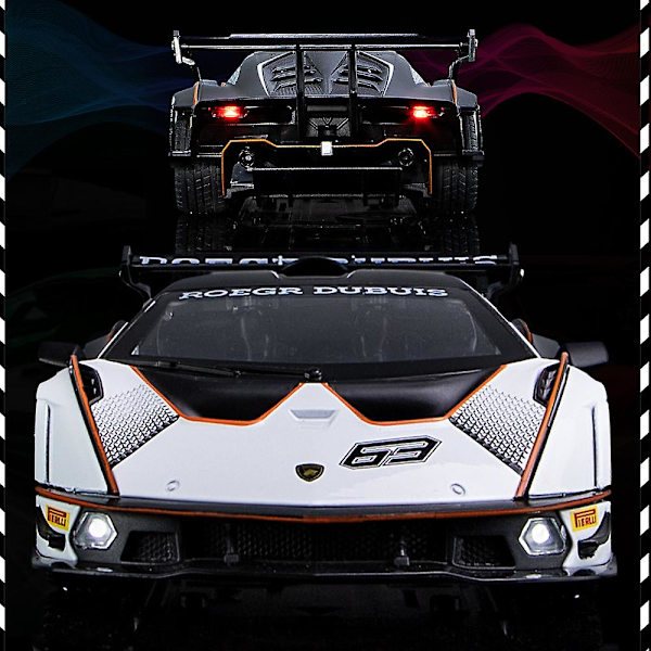 1:24 Lambos Essenza Scv12 Alloy Urheiluauto Malli Diecast Ääni Super Racing Nostaminen Häntä Kuuma Auton Pyörä Lapsille Lahjat