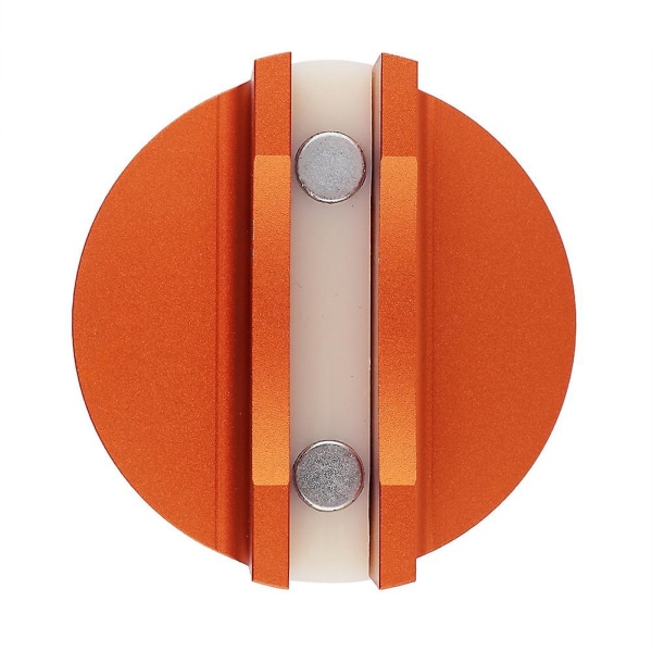 Alumiininen uurrettu magneettinen jakkityynyn nostokiskon sovitin (oranssi)