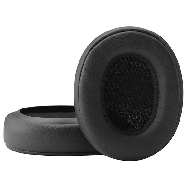2 stk. Ørepuder velegnet til Crusher 3.0 trådløse øretelefonærmer Svampepude læderøreværn (sort)