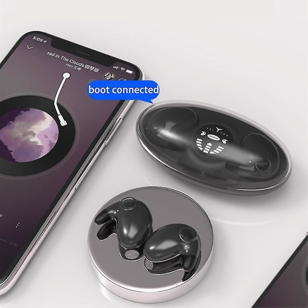 Langattomat Bluetooth -kuulokkeet kuulokkeet Lpx5 vedenpitävä 5.3 kompakti  kohinanvaimennus digitaalinen näyttö dff1 | Fyndiq