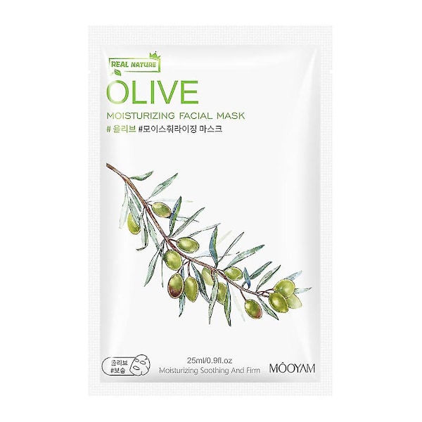 Renekton Granatäpple Citron Aloe Vera Mask Frukt Botanisk Lugnande Fuktgivande Olivros Havsalgsmask 3