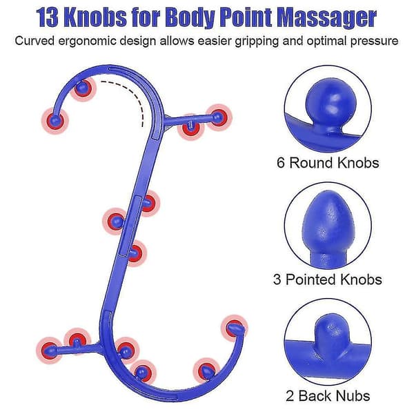 Trigger Point Massager - Terapi Cozy Massage Værktøj Til Selvmassage Af Nedre Ryg,
