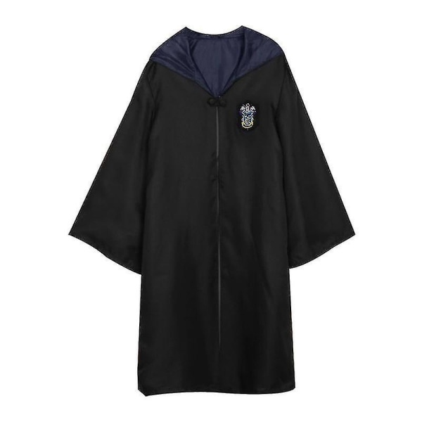 7 st/set för magisk trollkarl Fancy Dress Cape Cloak Hogwarts School Costume 1Pcs Blue Aldut S