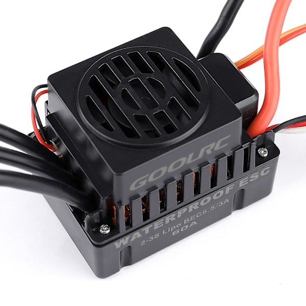 Päivitetty vedenpitävä 3650 3900kv harjaton moottori 60a ESC Combo -sarjalla 1/10 Rc autokuorma-autolle