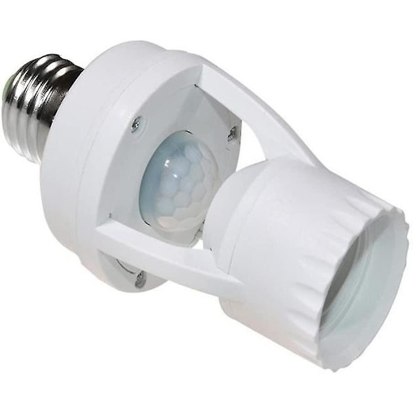 Glödlamphållare med rörelsesensor Säkerhetsdetektering E27 60w Rörelsesensor