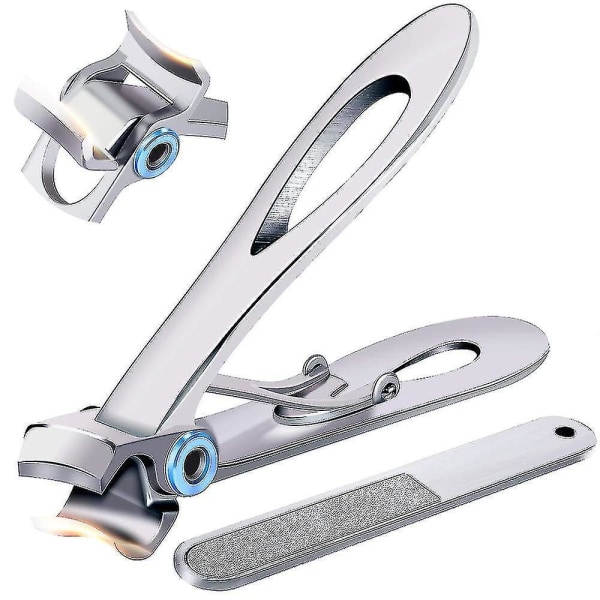 Negleklipper for tykke negler - Bred kjeveåpning Oversized neglesaks, rustfritt stål Heavy Duty tåneglsaks for tykke negler, ekstra stor tå