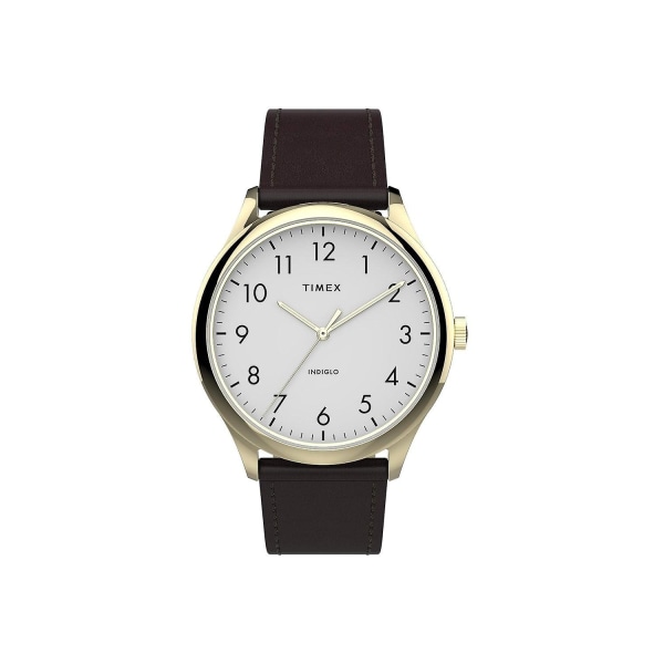 Timex TW2T71600 Herre Easy Reader Lærarmbandsur