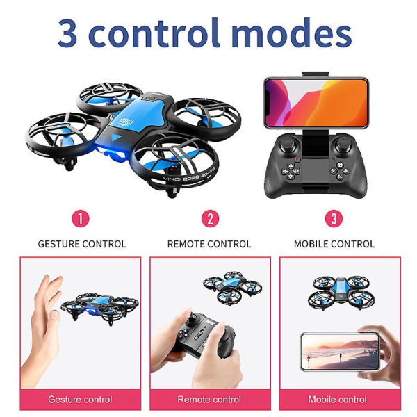 4drc V8 Ny Mini Drone 4k Profession Hd Vidvinkelkamera 1080p Wifi Fpv Drone Kamera Høyde Hold Droner Kamera Helikopterleker