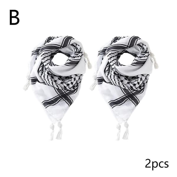 Arabisk hodeplagg for menn, jacquard, Midtøsten-stil 2pcs