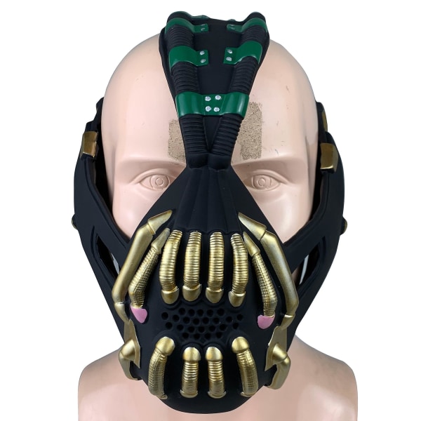 1:1 Cosplay Bane Maske Gift King Destroyer Superhelt Skurk Gotham City Boss Halloween Maskerade Kostyme Rekvisita C
