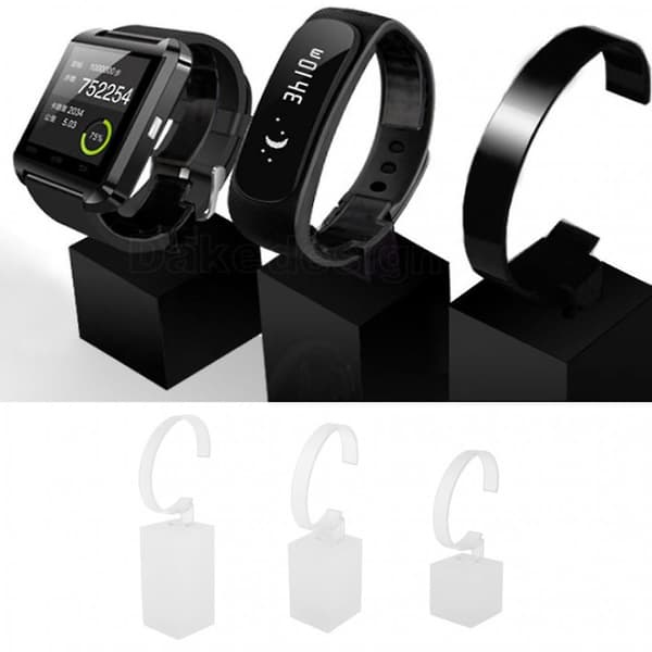 Akryl Ur Display Stativ Armbånd Display Stativ 6cm Hvid