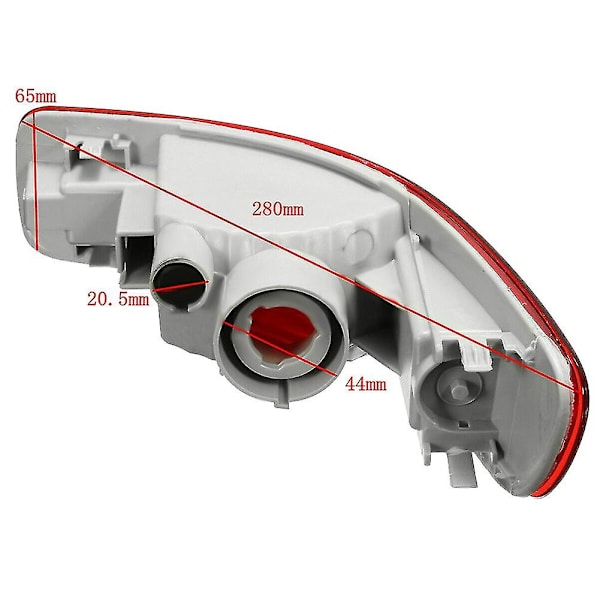 Auton takapuskurin valo yhteensopiva Mitsubishi Outlander 2007-2012 Vasen_lahja G