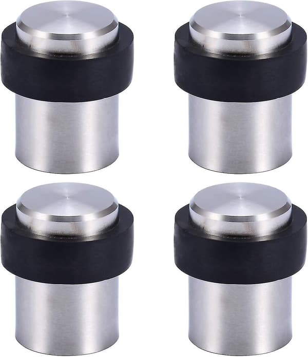 Gulv-dørstopper 4,5 cm Rustfrit Stål Dørstopper (4 stk)