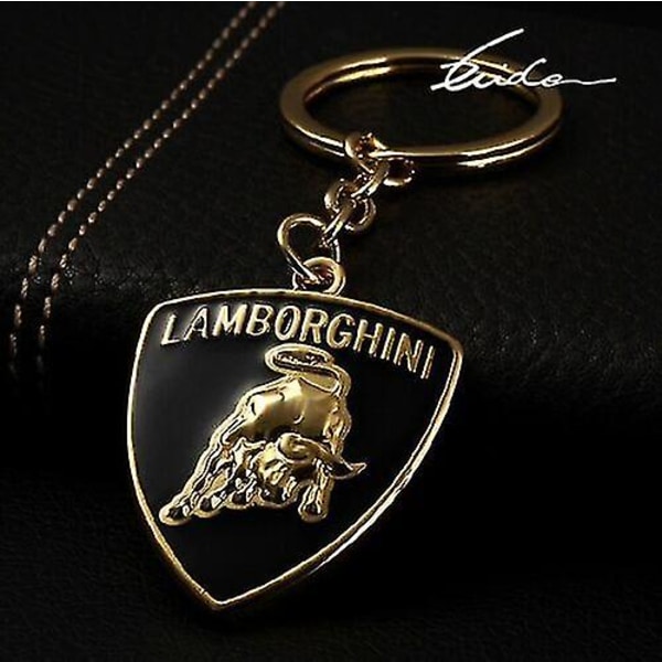 Metalliseoksesta valmistettu auto avaimenperä Lamborghinille