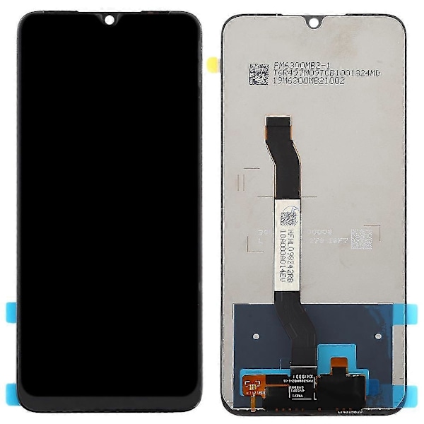 TFT LCD-skärm för Xiaomi Redmi Note 8 med pekskärm, komplett montering (svart)