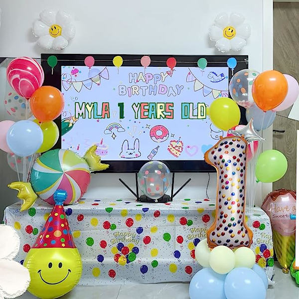 Makeat Yksikkö Numeropallot Donitsi Syntymäpäiväjuhlat Koristeet 40 TUUMAA Sprinkle Balloo 1