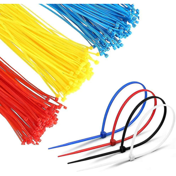 1200 Kabelbindersæt Farvede Kabelbindere 100 * 2,5 mm - Farvede Kabelbindere