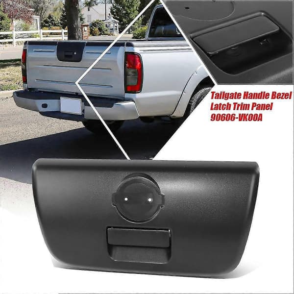 Bil Bageste Håndtag Bezel Lås Trim Panel 90606-vk00a Til Navara Frontier Np300 D22 Lastbil 2000-2005 Vk000
