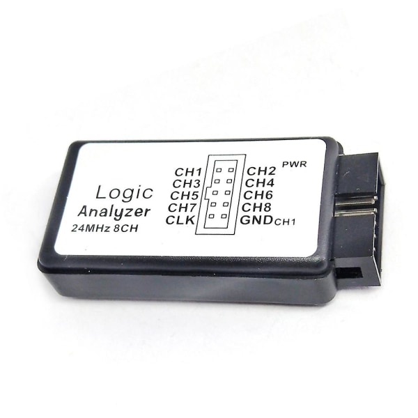 Usb Logic Analyzer 24m 8ch Microcontroller Arm Fpga Debug Tool 24mhz, 16mhz, 12mhz, 8mhz, 4mhz, 2mhz
