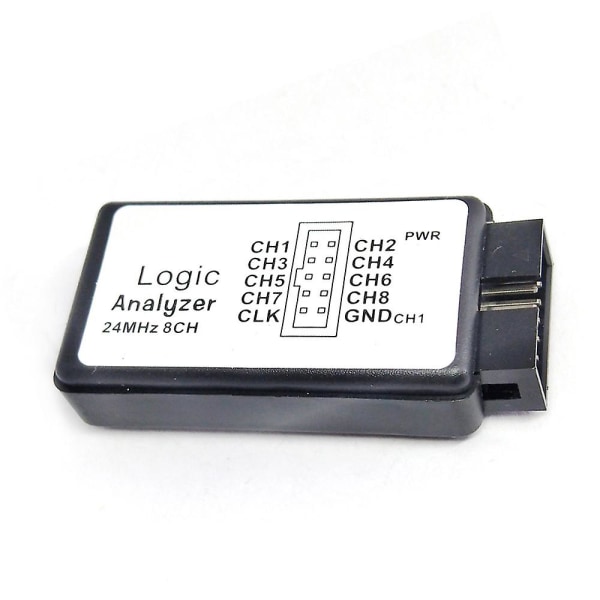 USB Logic Analyzer 24m 8ch Microcontroller Arm Fpga Debug Tool 24mhz, 16mhz, 12mhz, 8mhz, 4mhz, 2mhz