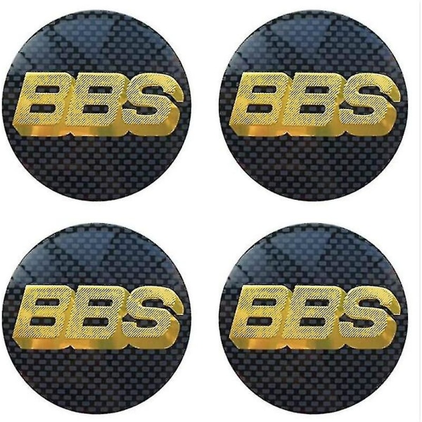 Bbs Wheel Center Caps Emblem 4 st Set 65mmbbs Car Cap Logo Badge Sticker Aut