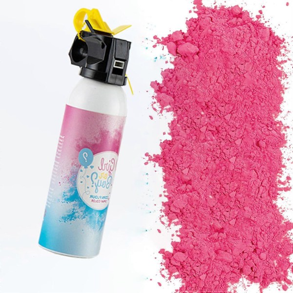 Könsavslöjande Brandsläckare Rosa Konfettipulver Babypojke Könsavslöjande Sprayflaska För Baby Shower Festligheter