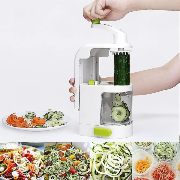 Spiralizer til grøntsager, grøntsagsslicer, courgette-spaghettimager, courgette-spiralizer, zucchi