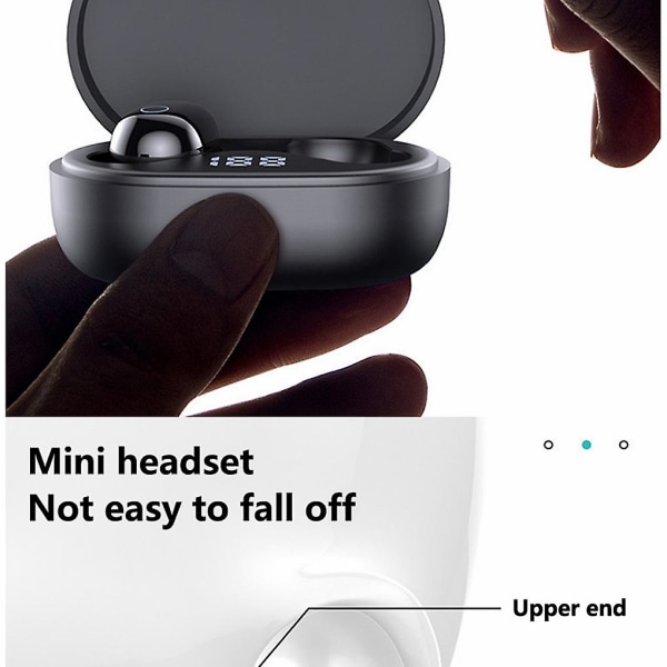 Intelligent Touch Control Hörlurar Öronproppar Ipx5