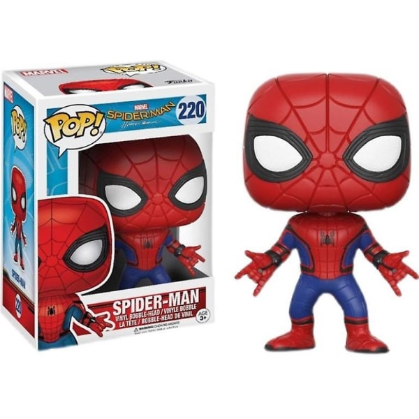 Spider Man Håndlaget lekedukke Pop Vinyl Statue Superhelt Søt modell Spider-Man 220