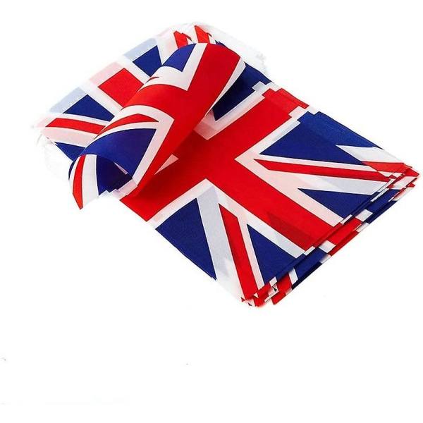 Britisk flag guirlande 14*21cm 20 stk/sæt Union Jack trekant flag fest dekoration