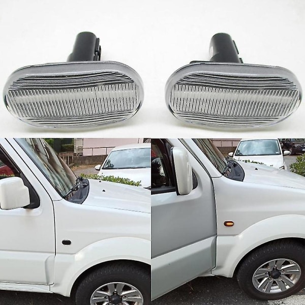 LED Side Repeater Blinklys Signallampe Til Jimny Lapin Carry Az Spiano Scrum Sort