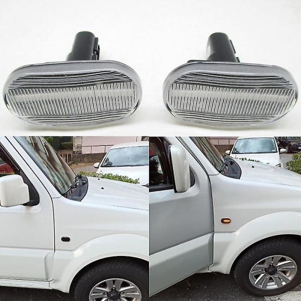 LED-sideblinklys med blinklys for Jimny Lapin Carry Az Spiano Scrum Black