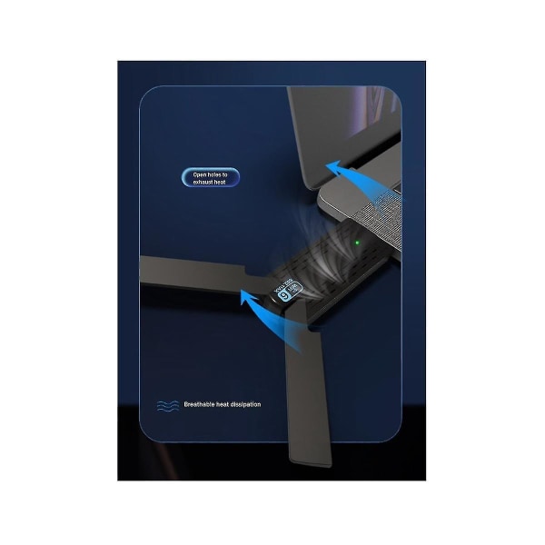 Ax1800m Usb Wifi6 Langaton Verkkokortti Wifi 6 Usb-Sovitin Usb3.0 Kaksikaistainen 2.4ghz/5ghz Huippunopeus