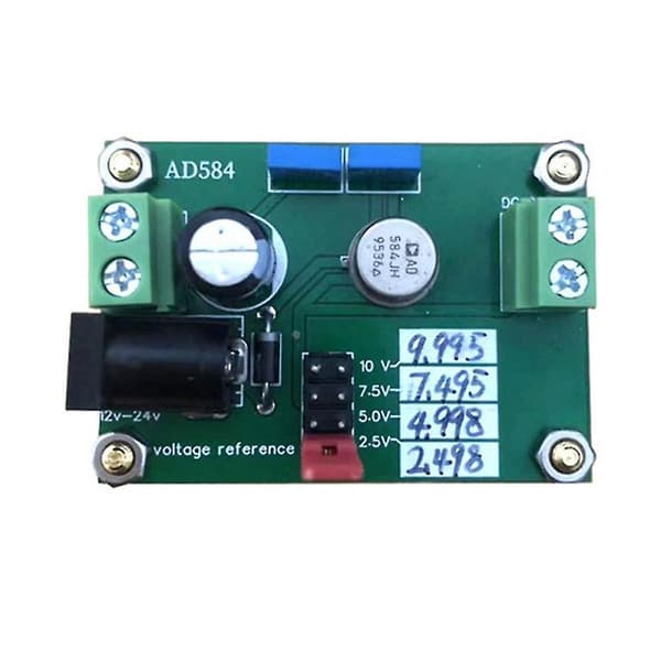 Ad584jh Spændingsreference Modul Board Programmerbar 4 Kanal Dac Adc Erstat Arbejde På 2.5v/7.5v/5v/10v Dc12v-24v