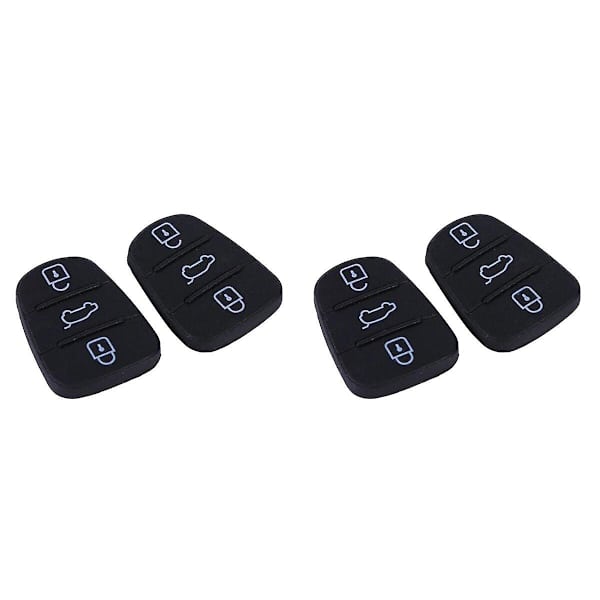 6 kpl käytännöllinen auton avaimen kuori 3 painiketta taittuva kaukosäädin auton avaimen fob kotelo Hyundai I10 I20 I30 (musta)