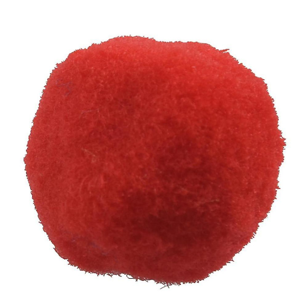 100 stk. blandede farver bløde fluffy pomponer til børns håndværk, 35mm