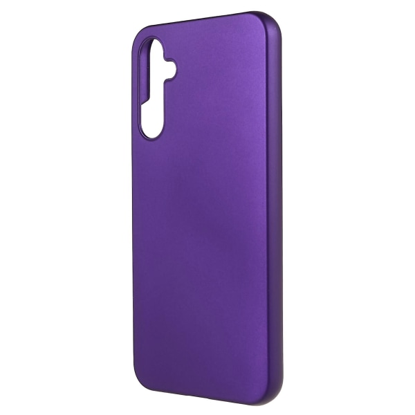 För Samsung Galaxy A34 5g Case Hårdplast Gummibelagd glansigt telefonskydd Cover Purple