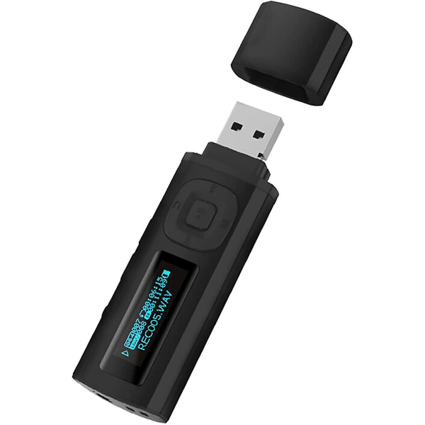 USB mp3-soitin Bluetooth 4.0 8gb musiikkisoitin muokkauksella Kannettava Hifi Lossless Music MP3-soitin Fm-radiolla/tallennin