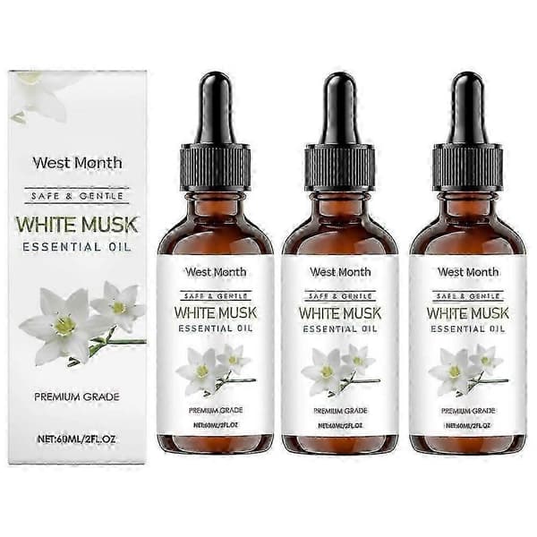 Vit mysk eterisk olja - återfuktande, aromaterapi och diffusoranvändning 60 ml