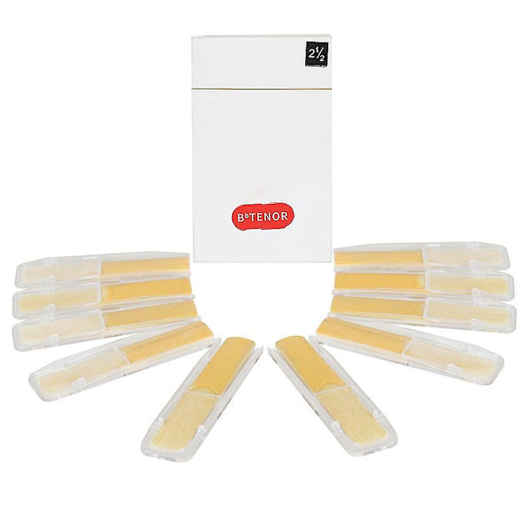 10 stk Saksofon Saksofon Styrke 2.5 Saks Instrument Reed Saksofon, Tenor