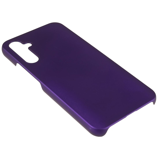 För Samsung Galaxy A34 5g Case Hårdplast Gummibelagd glansigt telefonskydd Cover Purple