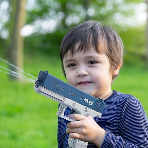 Elektrisk Vattenpistol - Barnens Sommarvattenleksak, Lång Räckvidd 10 Meter, Högvolym Stänk
