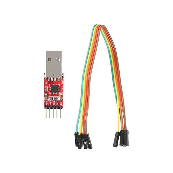 Cp2102-moduuli USB-TTL-sarjaliikenne UART STC-latauskaapeli Super Brush Line -päivitys A-tyypin USB - USB 5p
