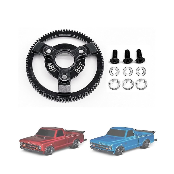 Hårdad stål 48p växel för Slash 2wd Vxl Bandit Stampede Drag Slash uppgraderingsdelar, 86t