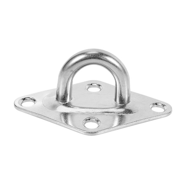 304 Rustfrit Stål 10mm Tyk Ring Sejl Skygge Pad Eye Plade Marine Båd Rigging