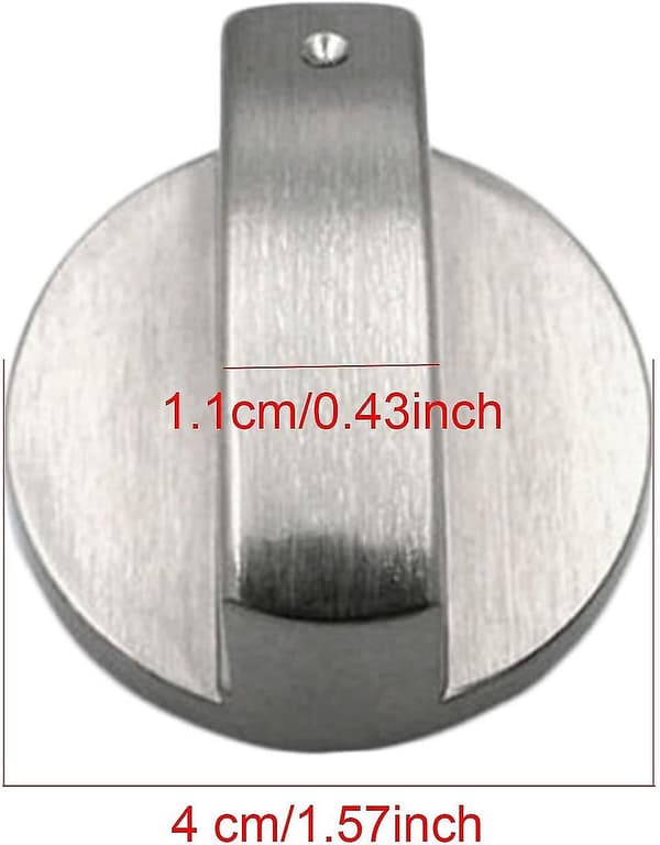 Universal Metal Gas Knapper - 4 Stykker til Gaskomfurstyring