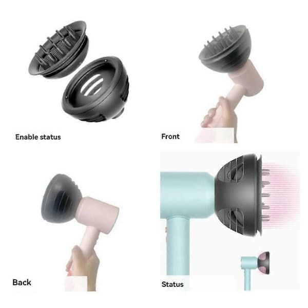 Diffusertilbehør til hårtørrer HD01, HD02, HD03, HD04, HD07, HD08, HD15 HD16 Wave+Curl Dual-Purpose Diffuser