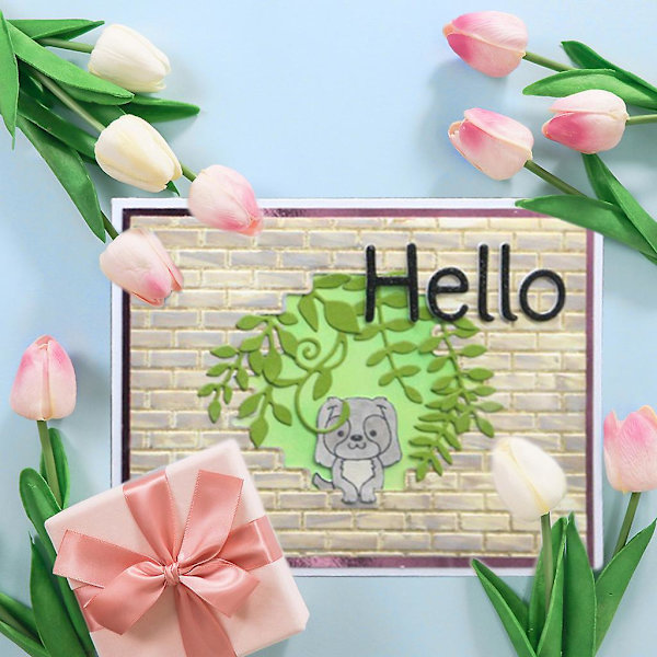 Eläinkuvioinen kohokuviointikansion muotoilu Diy-paperinleikkauskuviot Scrapbooking