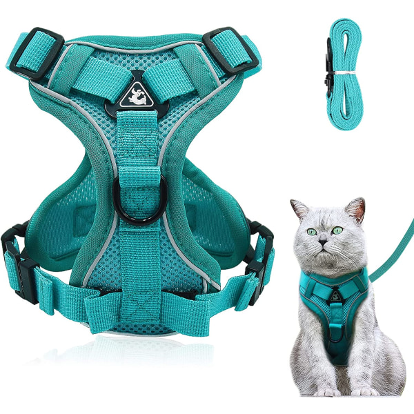 Cat Harness and Leash Set, Adjustable Cat Harness with Refle